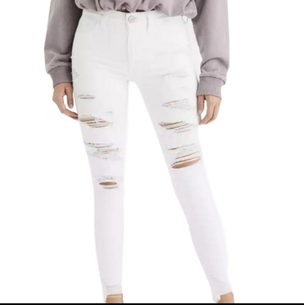 American Eagle white jeans sz 18 short